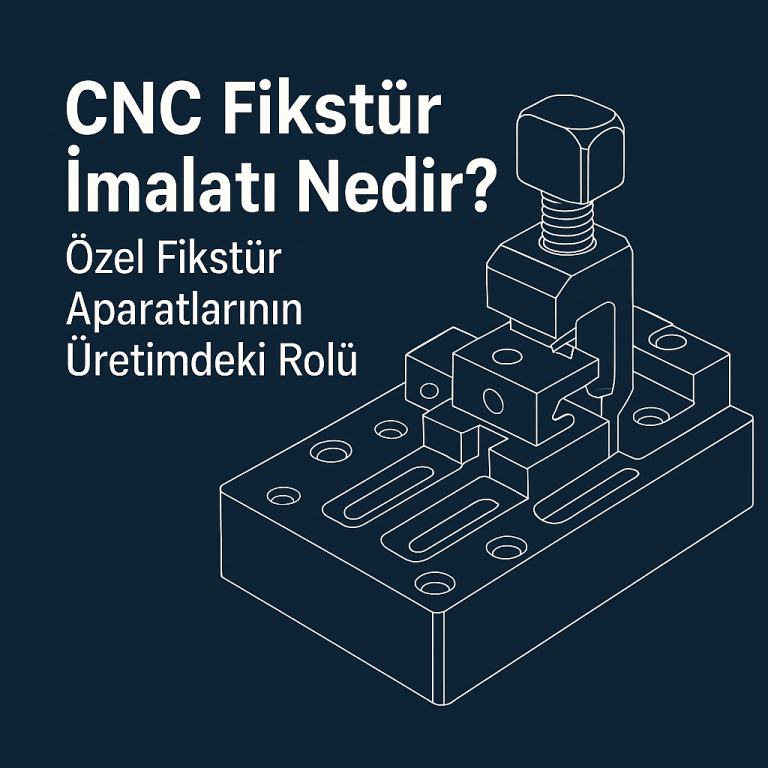 CNC fikstür imalatı ve özel aparat görseli